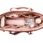 Mala de Bordo com rodinhas + Bolsa Sacola Bella Rosa - Just Baby