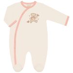 Macacão longo em suedine Antiviral Comfort & Care Ursinha - Anjos Baby
