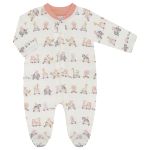 Macacão longo c/ zíper para bebê em plush Trenzinho da Alegria - Anjos Baby