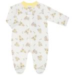 Macacão longo c/ zíper para bebê em plush Amiguinho Urso 123 - Anjos Baby
