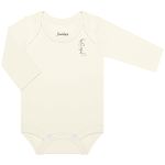 Pack: 3 Bodies manga longa em suedine Mescla/Off White/Azul - Junkes Baby