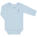 Pack: 3 Bodies manga longa em suedine Mescla/Off White/Azul - Junkes Baby