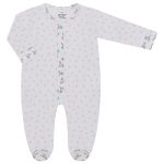 Pack 2 Macacões longos para bebê em suedine Floral - Junkes Baby