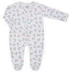 Pack 2 Macacões longos para bebê em suedine Floral - Junkes Baby
