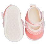 Sandália para bebê Babado Rosa - Baby Gut