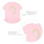 Body babadinhos c/ Legging para bebê Arco-Íris - Baby Gut