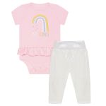 Body babadinhos c/ Legging para bebê Arco-Íris - Baby Gut