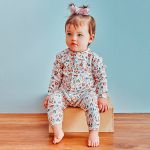 Macacão longo para bebê em molecotton Forest - Baby Gut