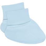 Kit Comfy Azul: Body longo + Calça saruel + Pantufa + Saquinho em suedine - Baby Gut