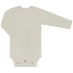 Kit Comfy Marfim: Body longo + Calça saruel + Pantufa + Saquinho em suedine - Baby Gut