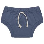 Bata c/ Tapa Fralda para bebê Laise Denim - Baby Gut