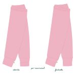 Calça (mijão) c/ pé reversível para bebê em suedine Rosa - Pingo Lelê