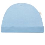 Kit c/ Touca, Luva e Sapatinho para bebe em malha Azul - Pingo Lelê