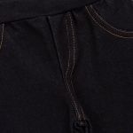 Calça jeans masculina para bebe em fleece Dark Denim - Pingo Lelê