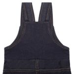 Jardineira para bebe em fleece Blue Denim - Pingo Lelê