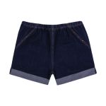 Shorts para bebe cotton Blue Denim - Pingo Lelê