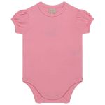 Jardineira c/ Body curto para bebê em cotton Denim - Pingo Lelê