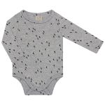 Body longo c/ Calça e Touca para bebê em suedine Dino - Pingo Lelê