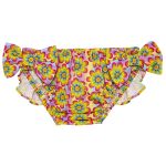 Conjunto de banho para bebê Floral Pink: Biquini + Chapéu - Roana