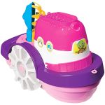 Baldinho de Praia Barco com Acessórios Rosa (18m+) - Mercotoys