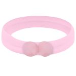 Kit 2 Faixas de Cabelo recém-nascido Pompom Branca/Rosa