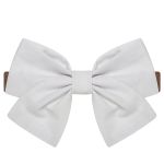 Faixa de Cabelo Maxi Laço algodão Branca