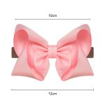 Faixa de Cabelo Maxi Laço gorgurão Rosa Candy