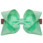 Faixa de Cabelo Maxi Laço gorgurão Verde Candy