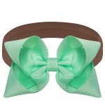 Faixa de Cabelo Maxi Laço gorgurão Verde Candy
