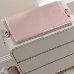 Trocador de Fraldas para bebê Tricot Algodão Rosa Antigo - Aime