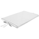 Trocador de Fraldas para bebê Tricot Algodão Branco - Aime