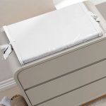 Trocador de Fraldas para bebê Tricot Algodão Branco - Aime