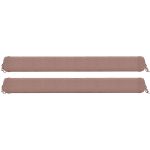 Kit Berço: Rolinhos Laterais + Rolinho Cabeceira + Almofada Retangular Tricot Bubbles Rosa Antigo - Aime