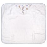Toalha de banho c/ capuz em fralda Urso Celeste Soft - Baby Joy
