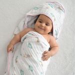 Toalha de banho c/ capuz em fralda Fadinha Soft - Baby Joy
