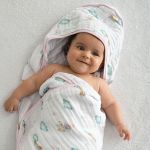 Toalha de banho c/ capuz em fralda Fadinha Soft - Baby Joy