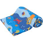 Toalha de banho Kids Fundo do Mar atoalhado Funny - Baby Joy