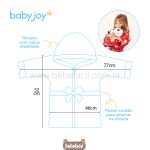 Roupão c/ Capuz atoalhado Joaninha Funny - Baby Joy