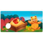 Livro Toque e Sinta Animais Fofinhos Gatinho - Blu Editora