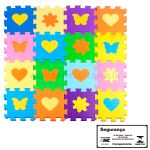 Tapete de Atividades EVA Art Color 16 peças (3a+) - Evamax