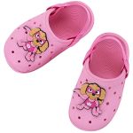 Sandália Babuche para bebê Patrulha Canina Force Rosa - Grendene Kids