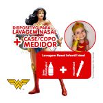 Seringa para Lavagem Nasal com Case Medidor Mulher Maravilha (6m+) - Nosewash