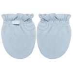 Kit Touca e Luva para bebê em malha Azul - Roana