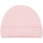 Kit Touca e Luva para bebe em malha Rosa - Roana