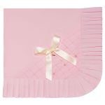 Saída Maternidade para bebê em algodão egípcio Love: Macacão longo + Manta Babadinhos - Roana