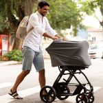 Mochila Maternidade Grande para bebê Petit Cinza - Pirulitando Baby