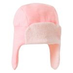Gorro Aviador para bebê em fleece Rosa - Pingo Lelê