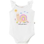 Body regata babadinhos c/ Short para bebê Rainbow - Pingo Lelê
