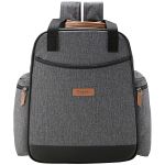 Mochila Maternidade para bebê Aconchego Cinza - Pirulitando Baby