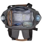 Mochila Maternidade para bebê Aconchego Cinza - Pirulitando Baby